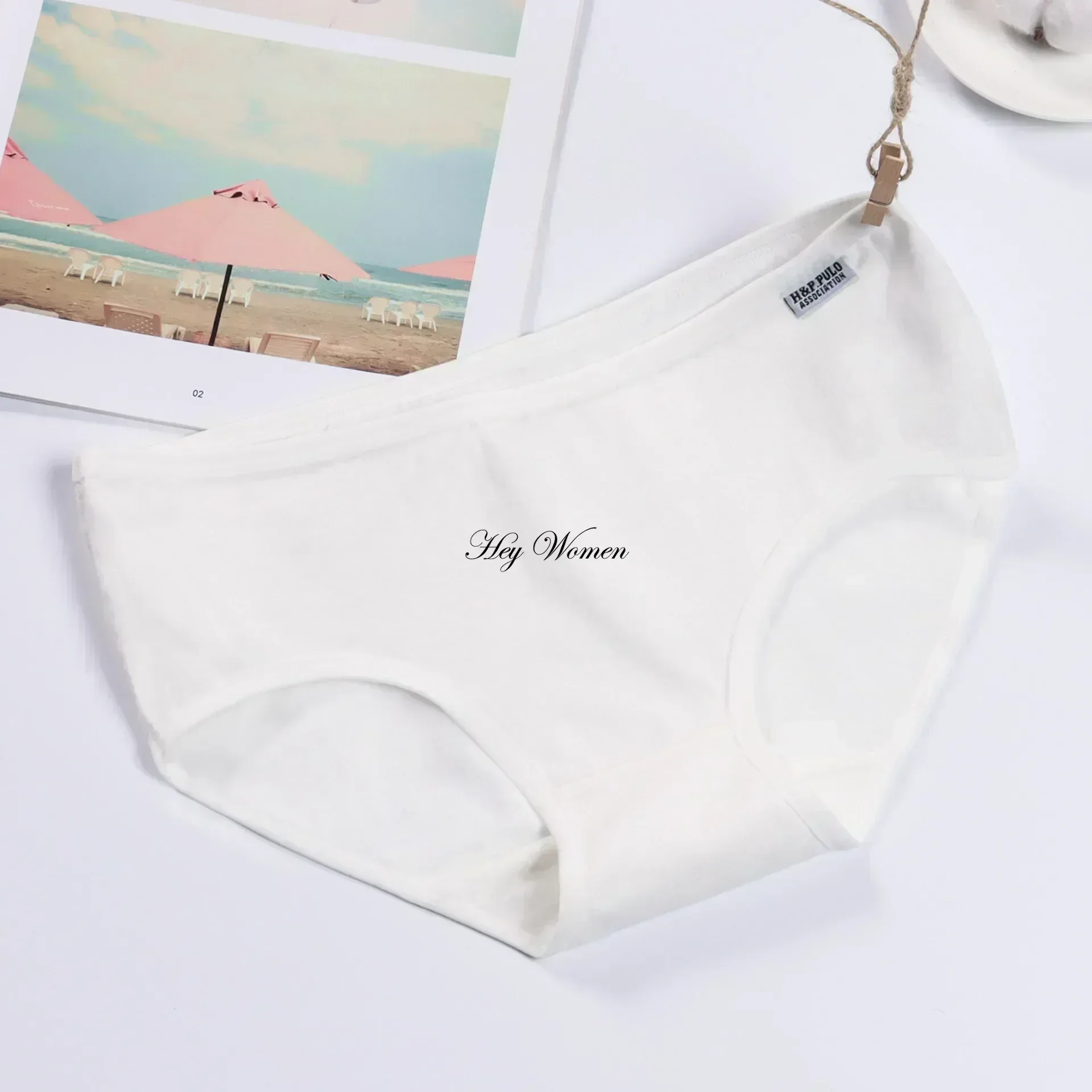 Women\'s Underwear Solid Candy Color Simple Cotton Crotch Panties Comfort Breathable Briefs Fashion Cozy Underpants Lingerie