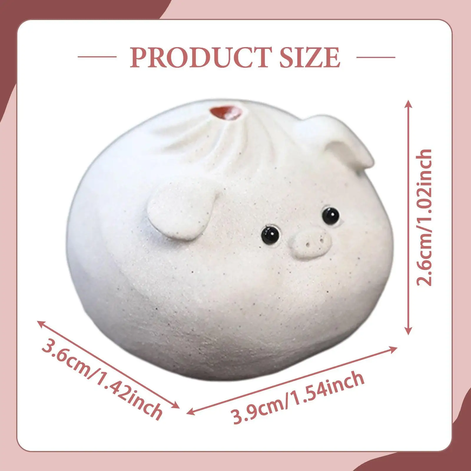 Purple Clay Tea Pet Funny Handmade Home Decor Statue Figurine Tea Accessories for Tea Room Meditative Office Kung Fu Tea Tray
