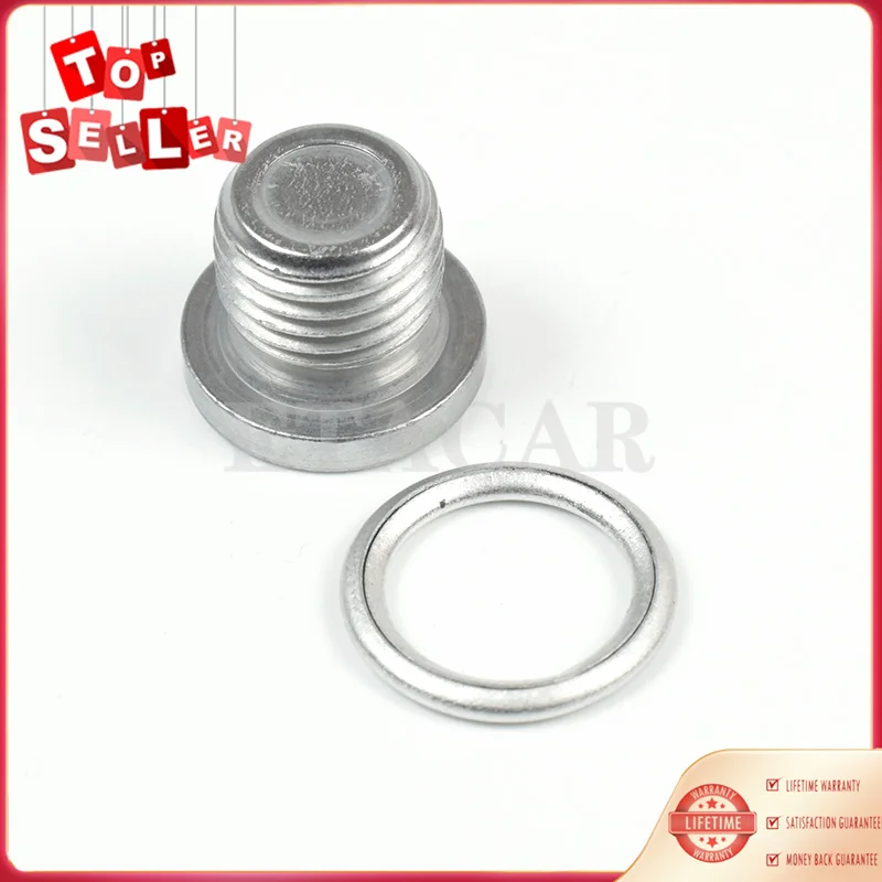 1pc Engine Oil Pan Drain Plug Kit N0138157 N91167901 Fits For VW Beetle CC Jetta Golf Passat Tiguan A-UDI