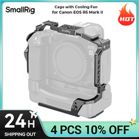 SmallRig Cage for Canon EOS R5 Mark II with Cooling Fan CF-R20EP for DJI RS 2/ RSC 2/ RS 3/ RS 3 Pro/ RS 4/ RS 4 Pro Stabilizers