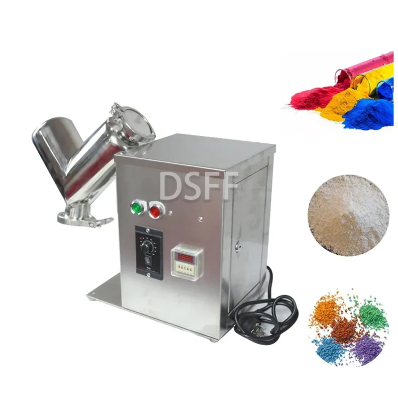 Fully Automatic Particle Powder Mixer, Commercial V-Type Grain Mixer