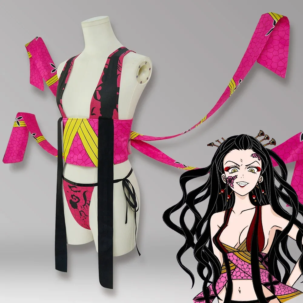 Disfraz de cosplay para adultos - Traje de cosplay de Daki, el demonio geisha de rango superior 6