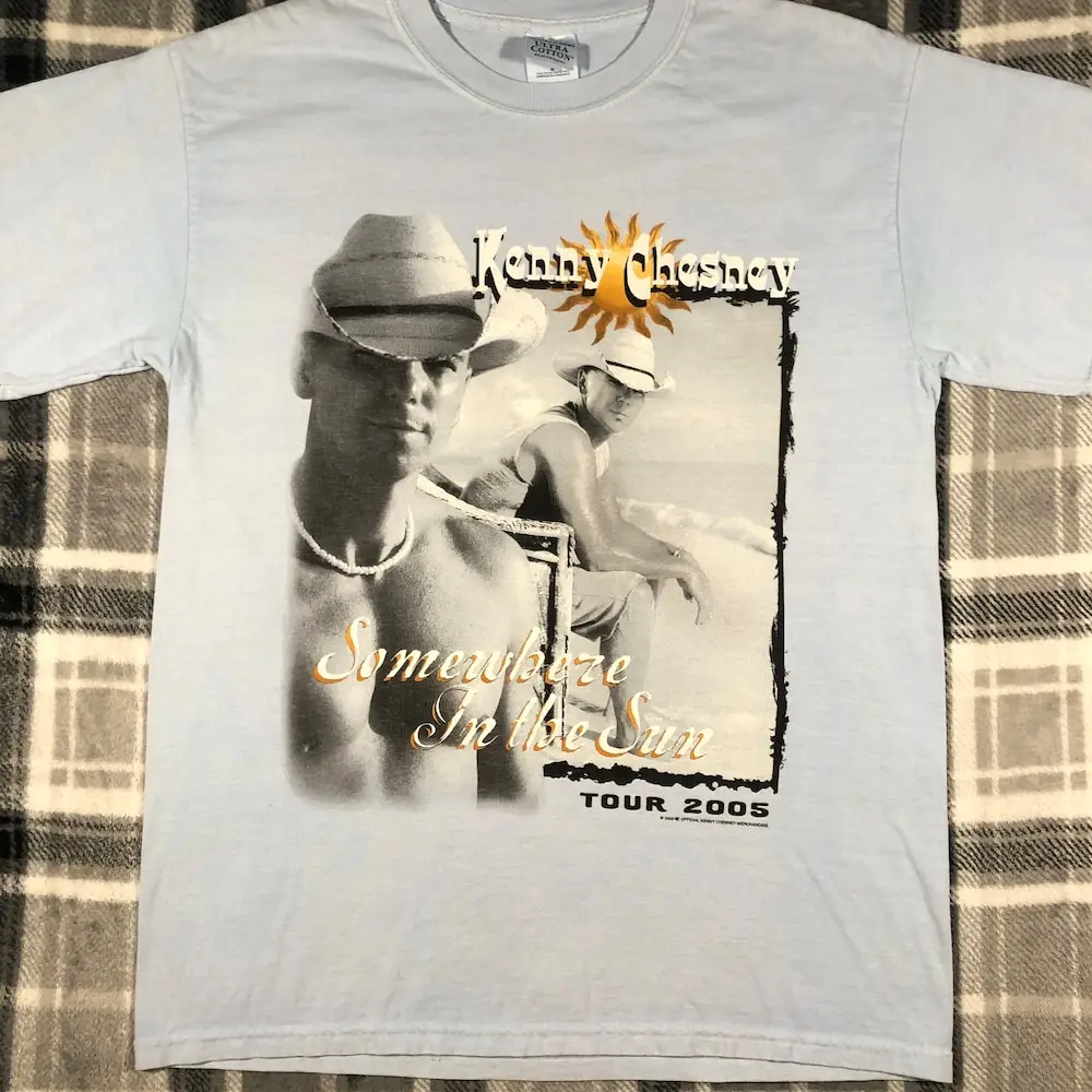 Kenny Chesney Somewhere In The Sun Tour 2005 Country Singer Artist Concert T Shirt Size M