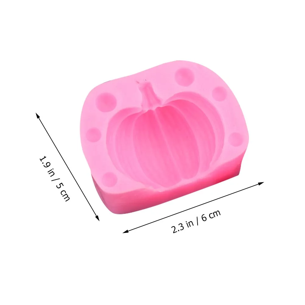 

2 Pairs Pumpkin Shape Silicone Cake Molds for Baking Dessert Biscuits Chocolate Cupcakes Tools Tray Lovely Creative
