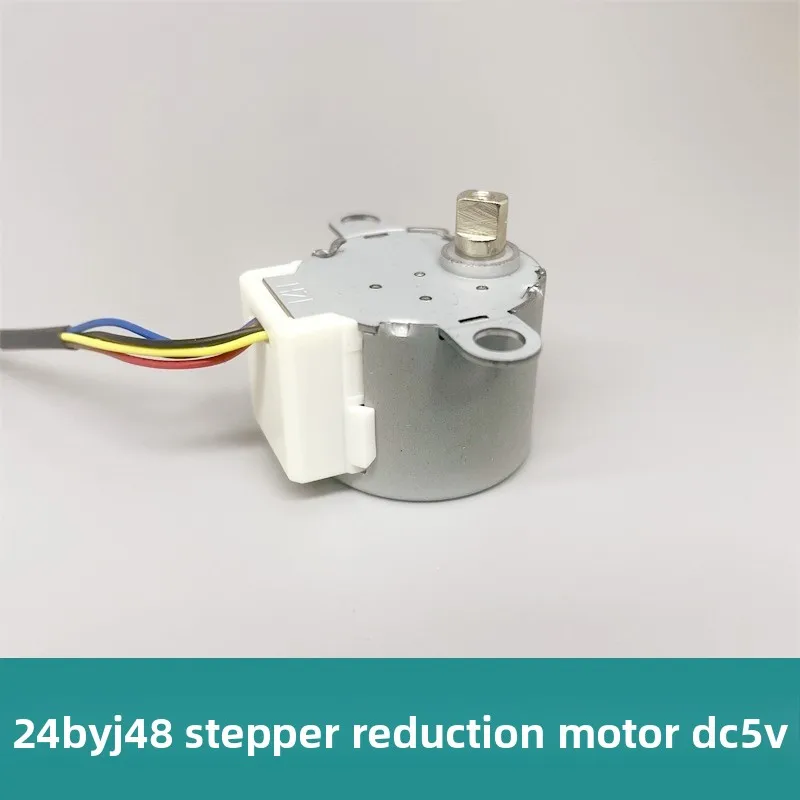 24BYJ48 DC 5V 스테퍼 모터 듀얼 플랫 샤프트 카메라 용 4 상위 5 선 PTZ CCTV 감시 기어 DC 기어 모터