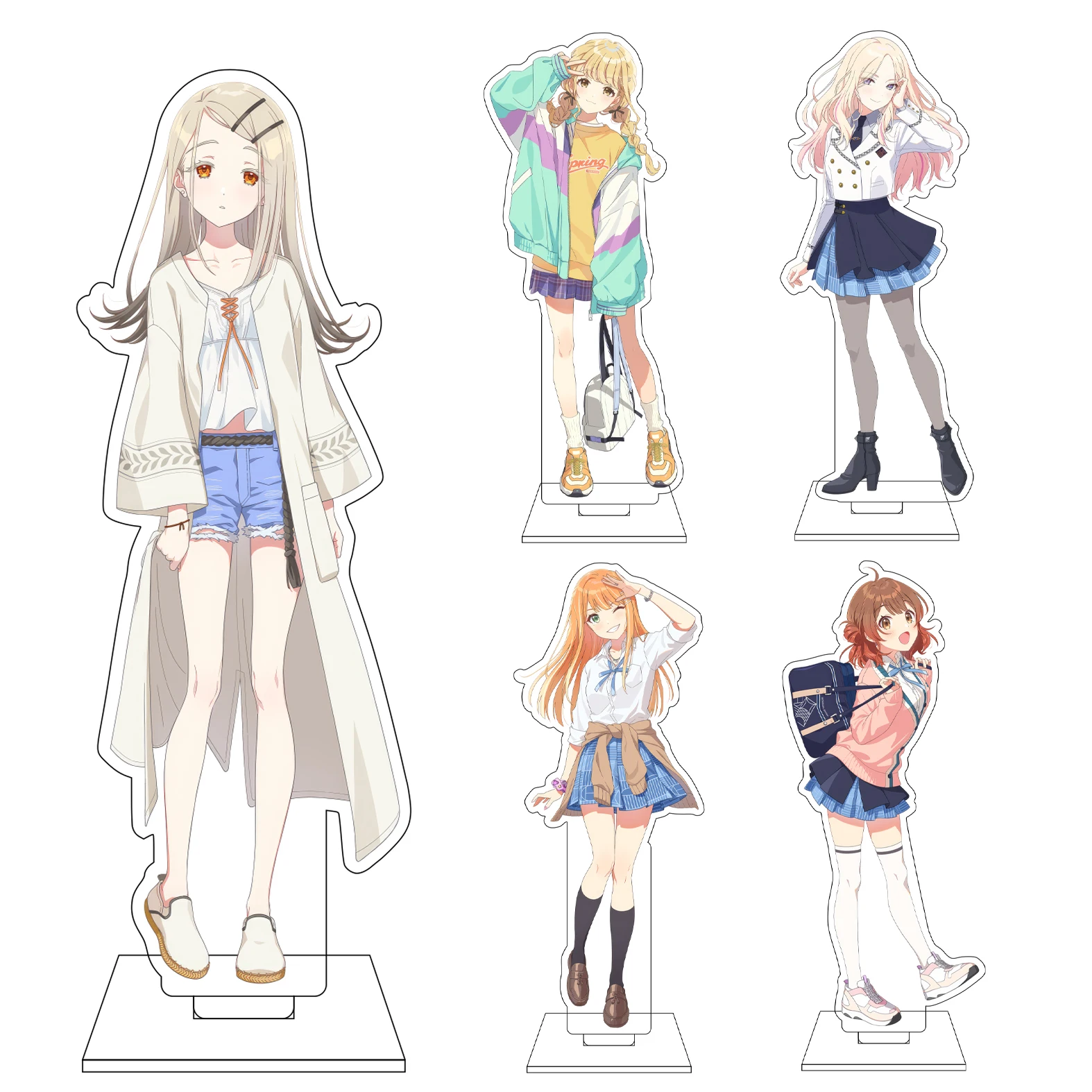 

16CM Anime HE IDOLM STER Cosplay Acrylic Figure Stand Sena Juo Shiun Sumika Rinami Himesaki Ornaments Gifts