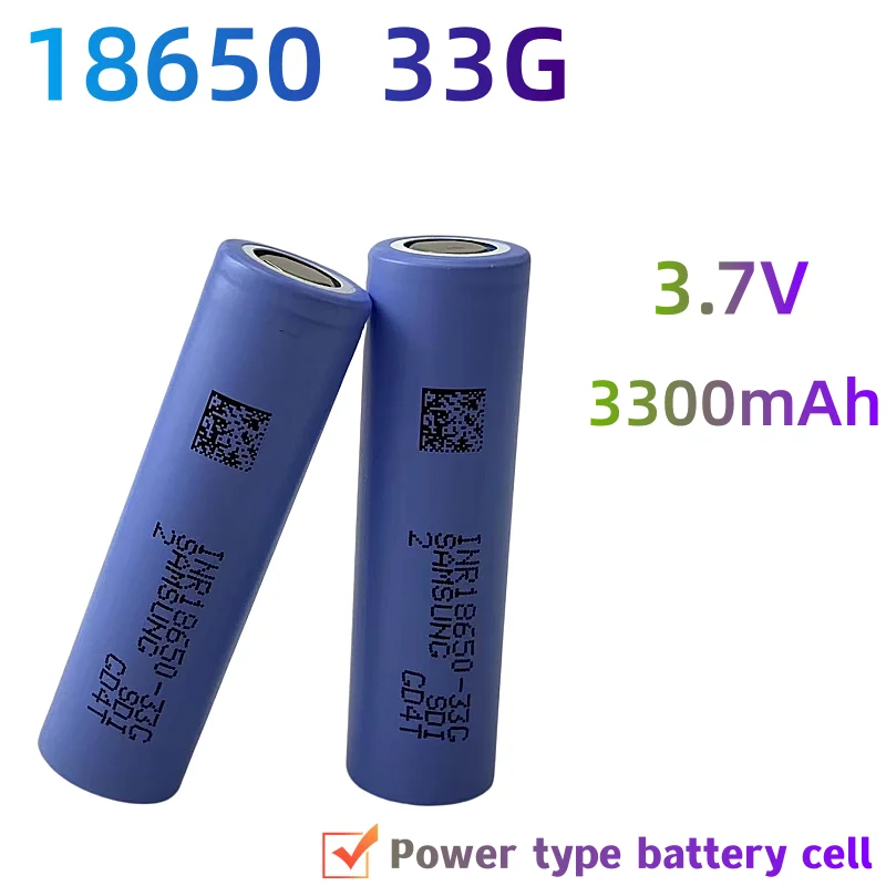 

INR18650 3.7v 3300mAh Rechargeable Lithium Battery For Panasonic Flashlight Batteries