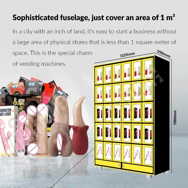 آلة بيع الخزانة التي تم التحقق من العمر لمنتجات العافية للبالغين الامتثال القانوني