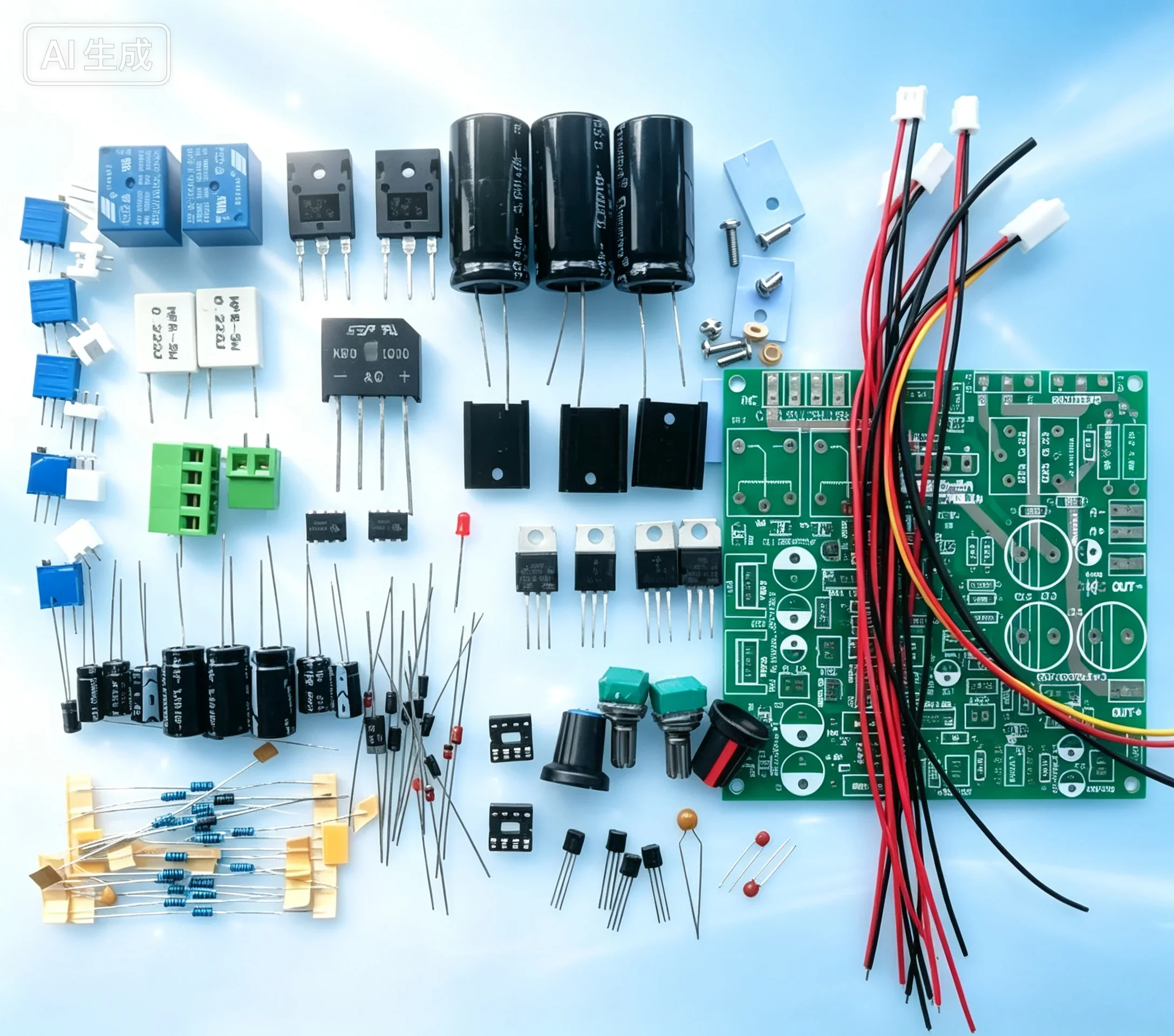 Professional Power Supply Board for 0-30V 0-5A, Constant Voltage Current DIY Kit