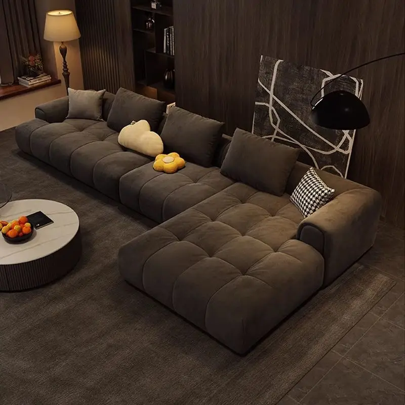 modern light luxury sofa high-end small apartment living room Sofa comfortable canapé convertible furniture for the room