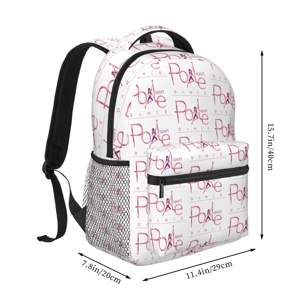 Pole Dance Backpack Hot Sale Daypack Large Capacity Kids BookBag School Bag Shoulder Bags for Men Women
