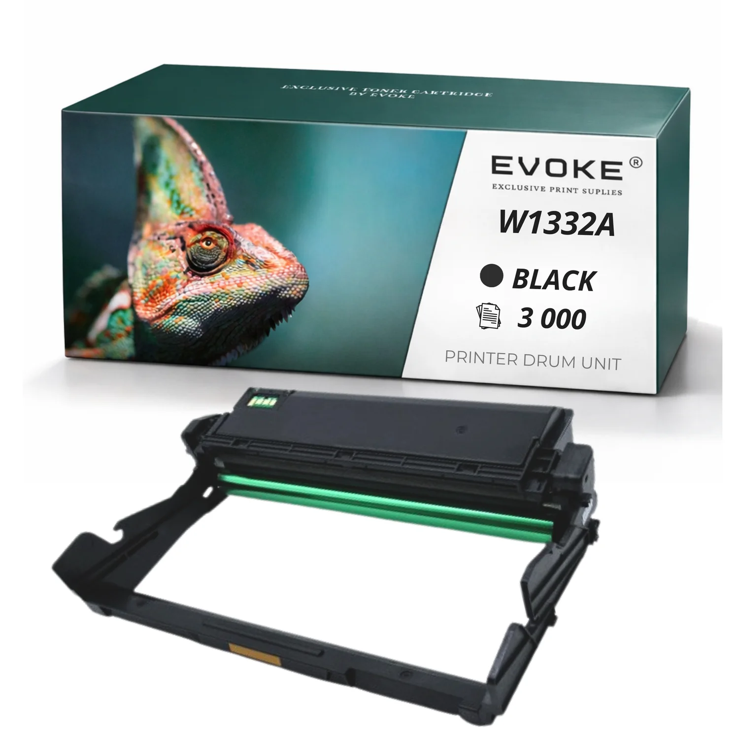 Evoke Compatibele Trommel voor Hp W1332A 332A Zwart 30000 Pagina's Laserjet 408Dn M408Dn Mfp 432Fdn