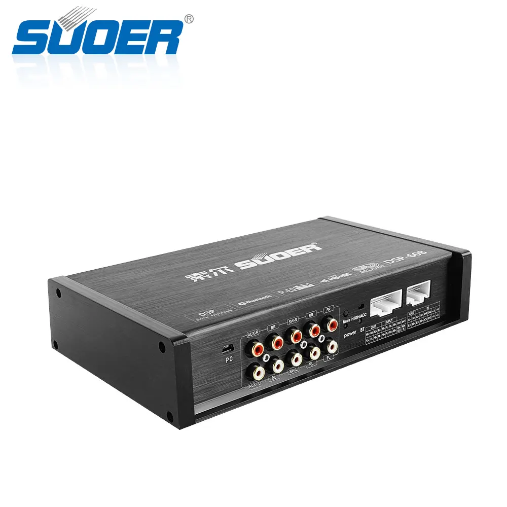 Suoer DSP-608 hot selling car dsp audio amplifier processor dsp processor car audio amp