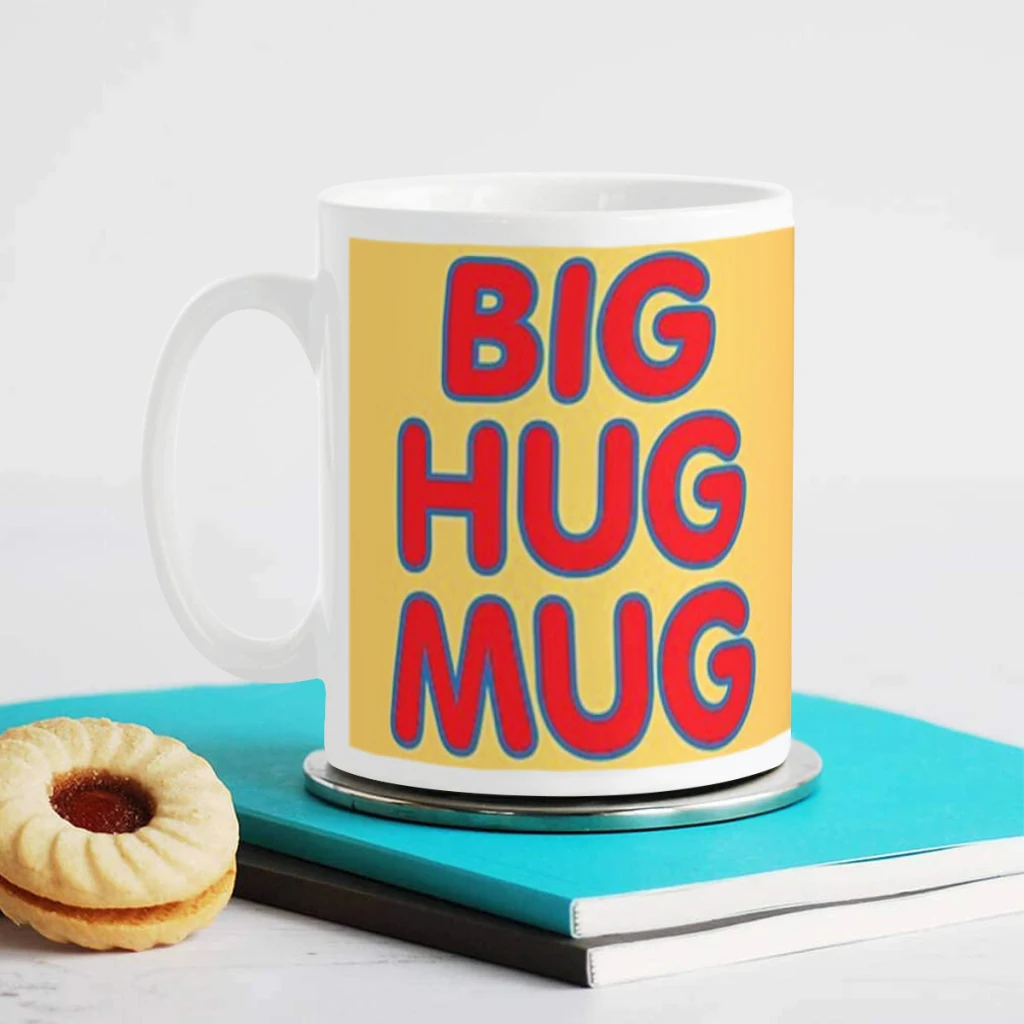 Big Hug Mug (True Detective) Ceramics Coffee Mug Cute Gamer Birthday Gift Back To School Mug