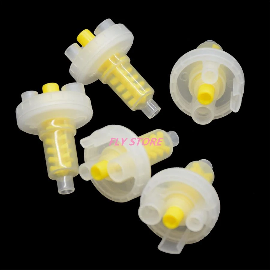 1pcs Dental Dynamic Mixing Tips Impression Material for Imprinting Machine Fits Pentamix Mixing Machine Yellow 5:1