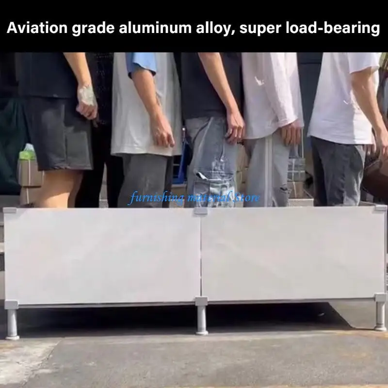 

Y5GD Aluminum Alloy Tile Planting Box Buckle Clip Flower Box Elevated Base