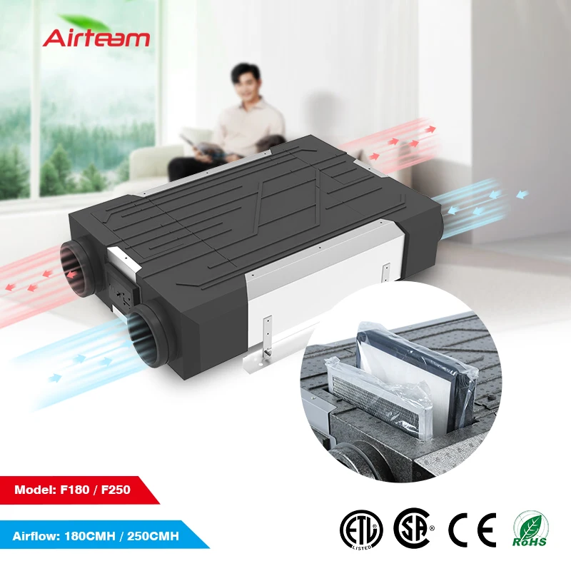 EPP Shell Material Air Heat Exchange Recuperator Heat Energy Recovery Ventilator PM2.5 Removal Ventilation