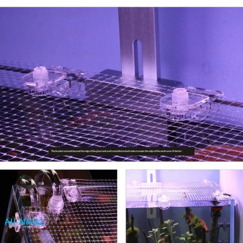 【N】1Pcs Fish Tank Net Anti Jum - Aquarium Fish Jump Guard recension och pris