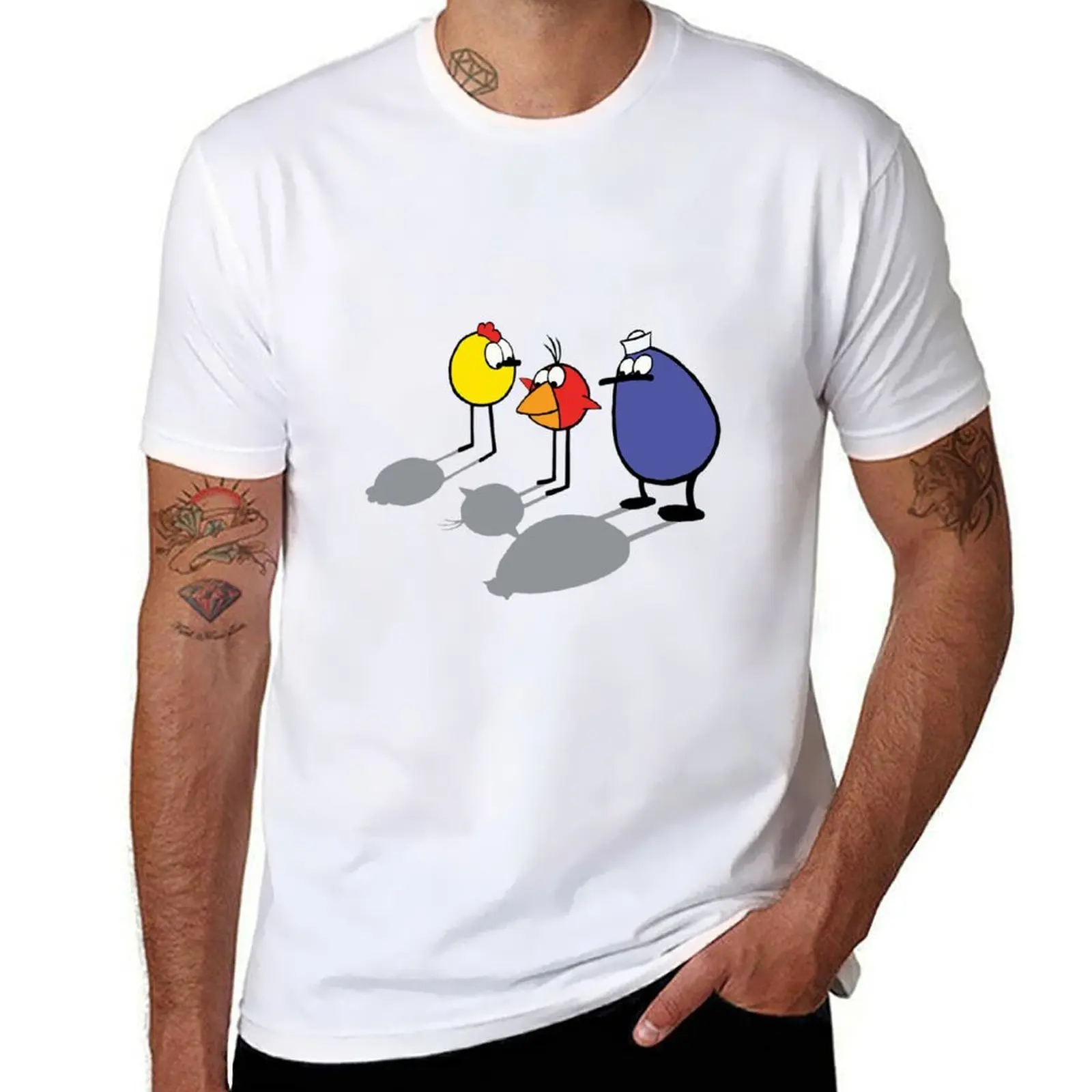 

Футболка Peep and the Big Wide World, футболки с аниме, футболки большого размера для мужчин, винтажная футболка с графикой