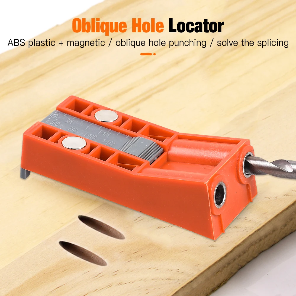 

1PC Pocket Hole Fixture Kit Adjustable Woodworking Pocket Screw Fixture for Woodworking Corner Hole Positioning Drill