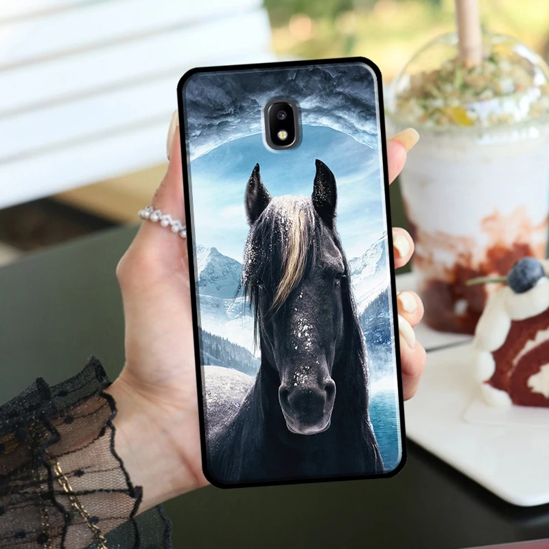 Horse Animal Case For Samsung Galaxy J7 2017 J1 J3 J5 2016 A6 A8 J4 J6 Plus J8 A7 A9 2018 Phone Cover