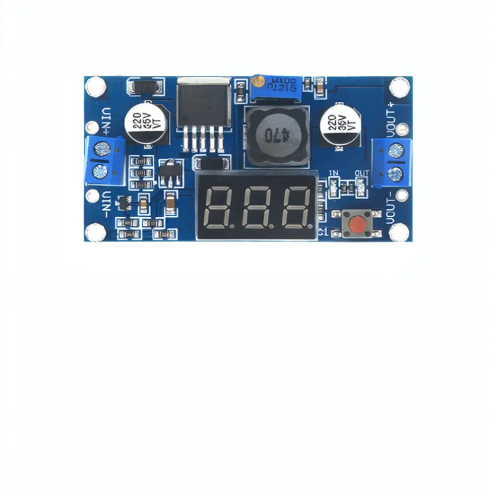 For For JIAQISHENG JOS LM2596S Voltage Regulator Module DC To DC Buck Converter With Digital Display Screen Board