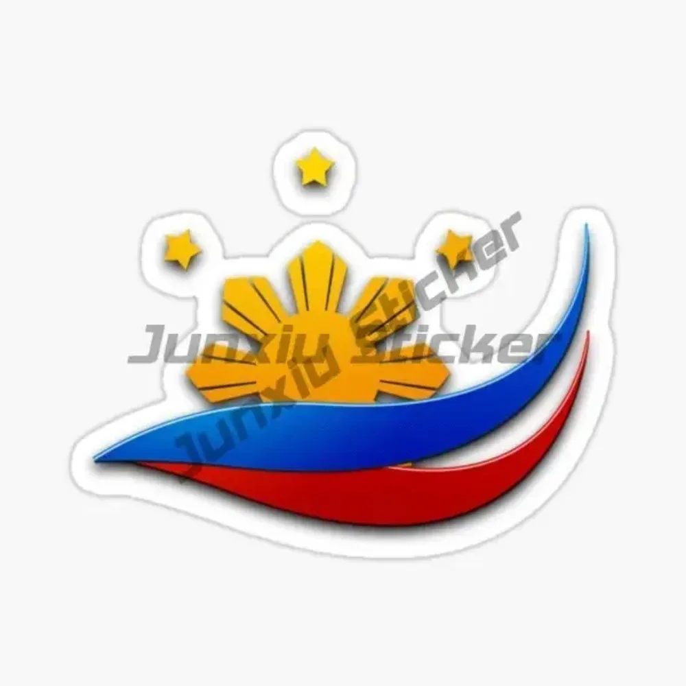 

Philippines Flag Sun Emblem Creative Stickers Car Truck Helmet Camper Off-road Wall Bicycle PVC Decal