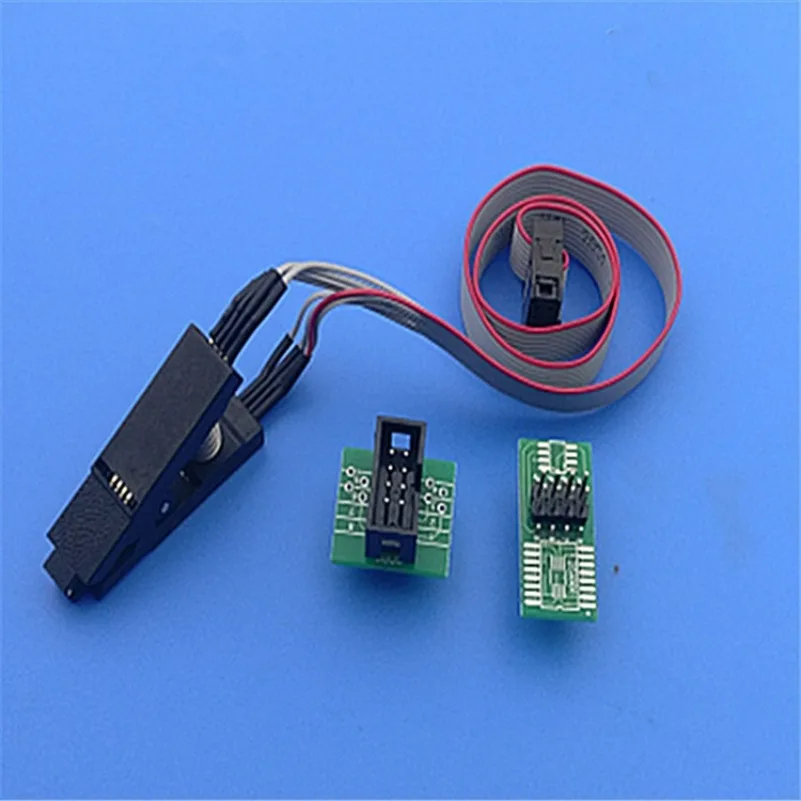 FOR Wide and narrow body universal SOP8 to DIP8 test burning clip main board BIOS chip 8 feet free disassembly programming