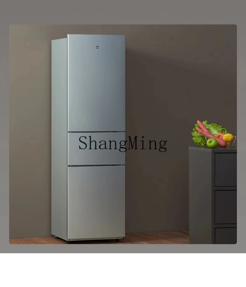 ZYY 3ドア家庭用省エネ冷凍冷蔵超薄型小型冷蔵庫