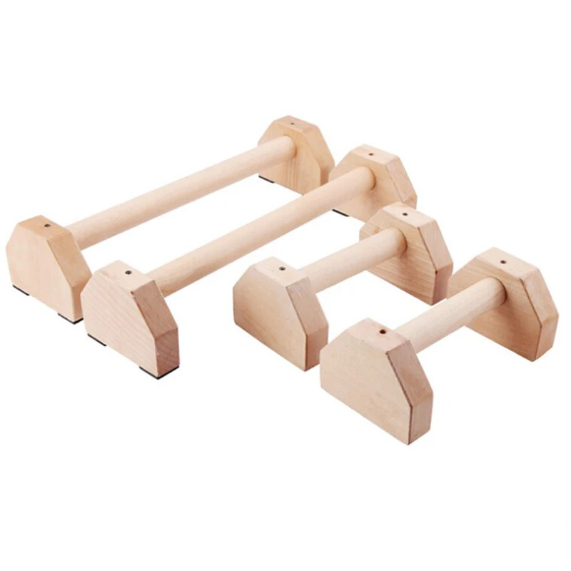 Natural Wood Push-up support male home fitness support wooden exercise arm muscle frame push-ups