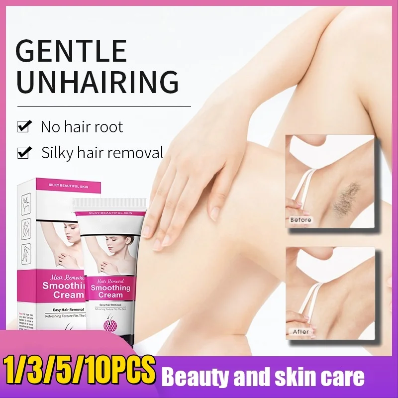 

Fast Hair Removal Cream Painless Hair Growth Inhibitor Arm Armpit Legs Permanent Depilatory for Men Women Beauty Health Care 50g