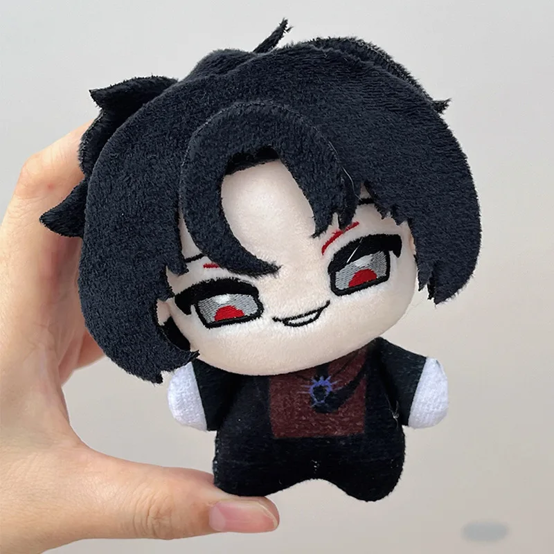 Anime monstro estrela do mar chaveiro 10cm bonito dos desenhos animados criatura estatueta colecionável saco de pelúcia charme presente para fãs