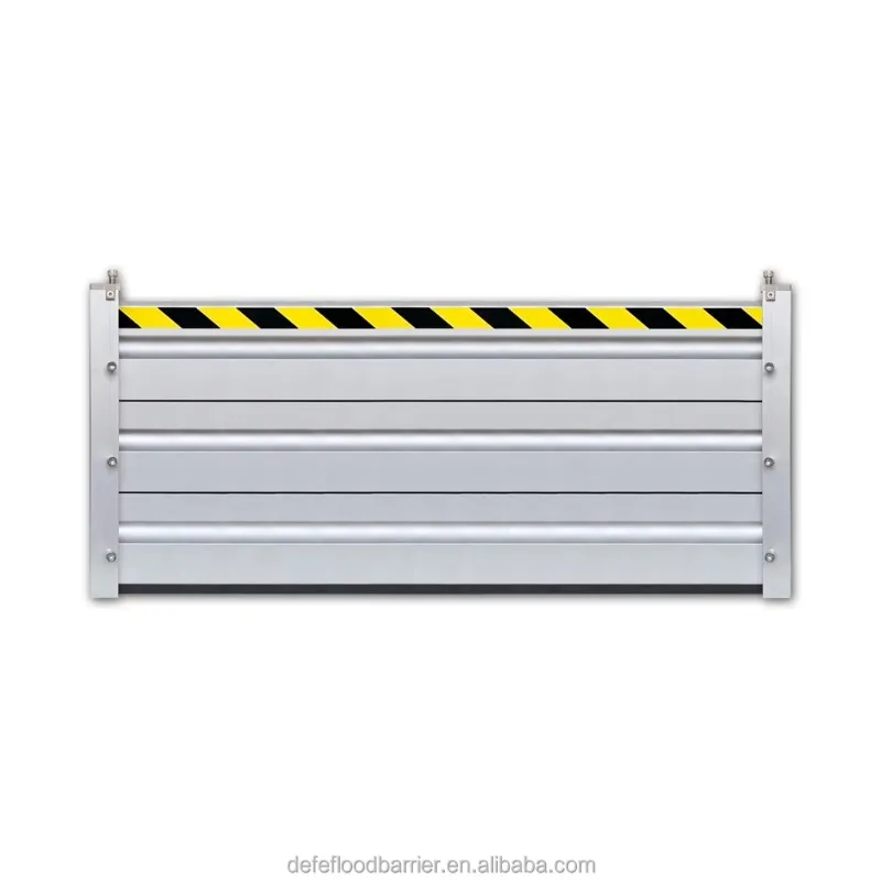 Low Price Silver Aluminum Flood Control Panel 50mm Thickness 3400 Lbs Load Bearing Capacity Flood Control Panel