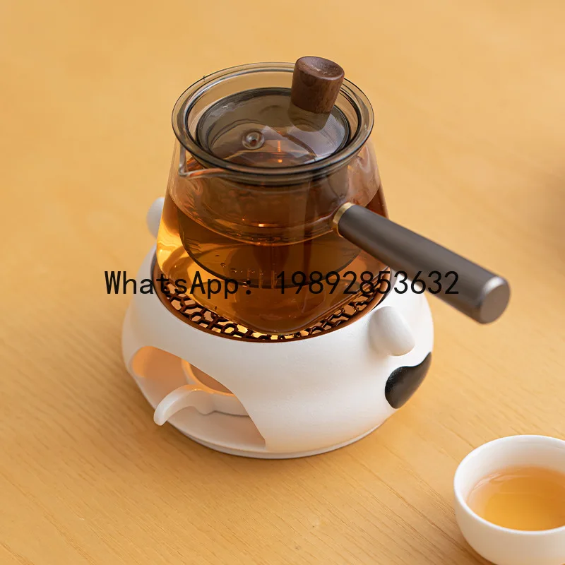 CB national style red panda surrounding stove brewing tea warm tea stove heating base small stove candle hot tea base