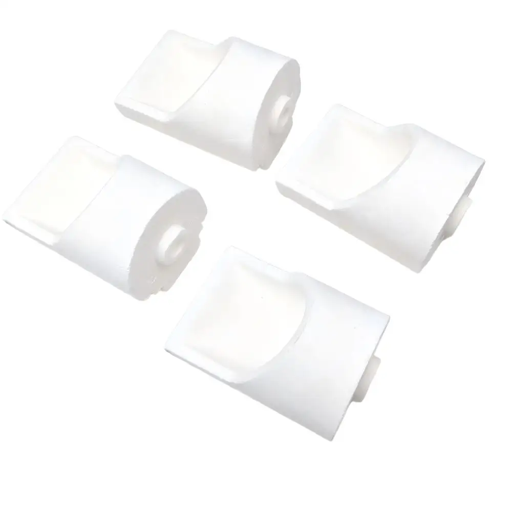 2/4Pcs Dental Casting Quartz Crucible Hooded Ceramic Melting Crucible Centrifugal Casting Machine Dentistry Tool