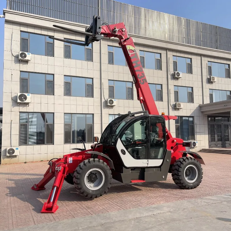 Customized Telehandler Forklift Agricultural Construction Telescopic Loader 3.5ton 7m Telescopic Handler Telescopic Forklift Fo