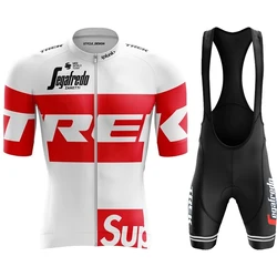 Cycling Shorts Man TREK Men Clothes Road Bike Uniform Pants Jersey Mtb Men's Outfit Set Summer Clothing 2024 Mountain Suit Bib