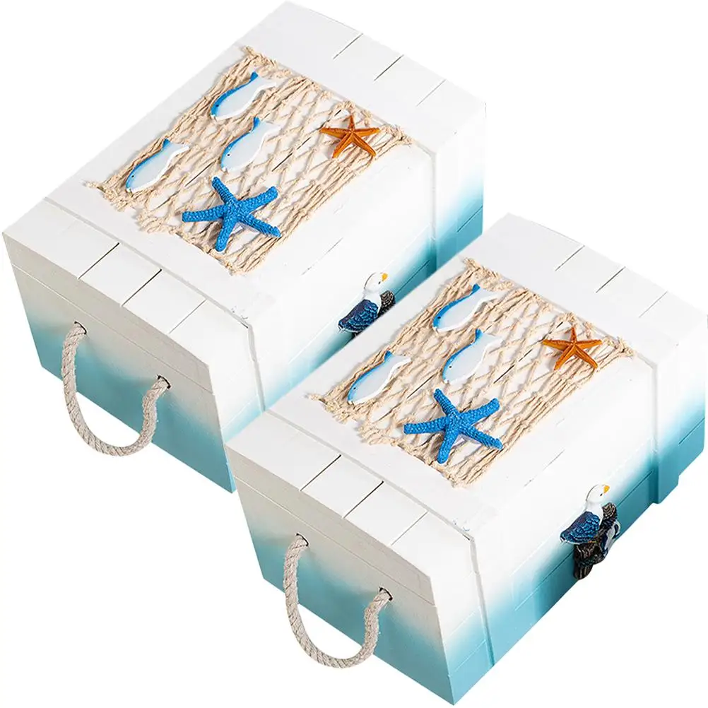 

Ocean Float Pendant Mediterranean Style Keepsake Organizer Nautical Trinkets Boxes Storage Container Decorations