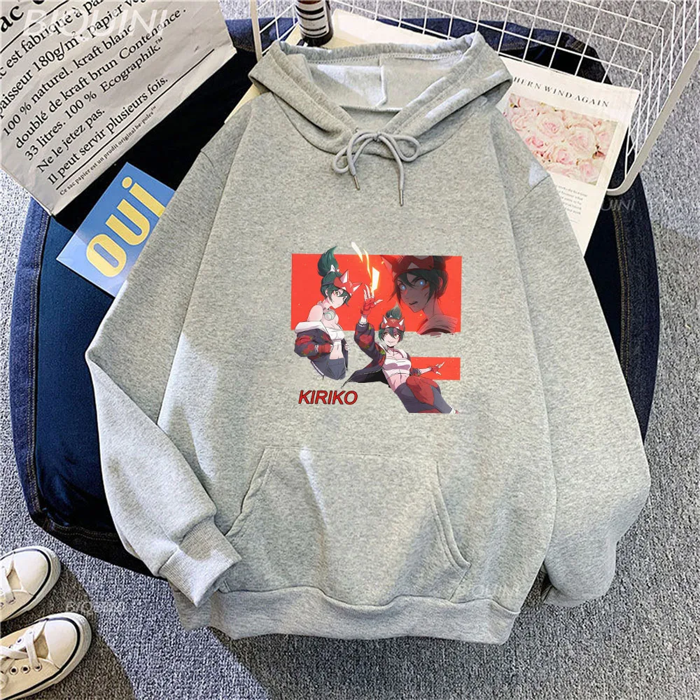 

Overwatch 2 Kawaii Kiriko Printed Hoodies Men/Women Harajuku Kawaii Unisex Anime Manga Graphic Aesthetic Pullover Sweatshirt