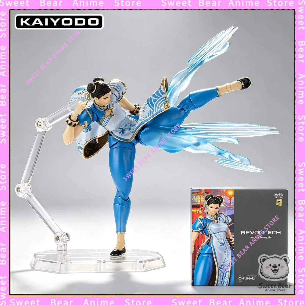 

In Stock Kaiyodo Chun-Li Amazing Yamaguchi Revoltech Series 1/12 Scale Action Figure Anime Model Trendy Toys Desktop Doll