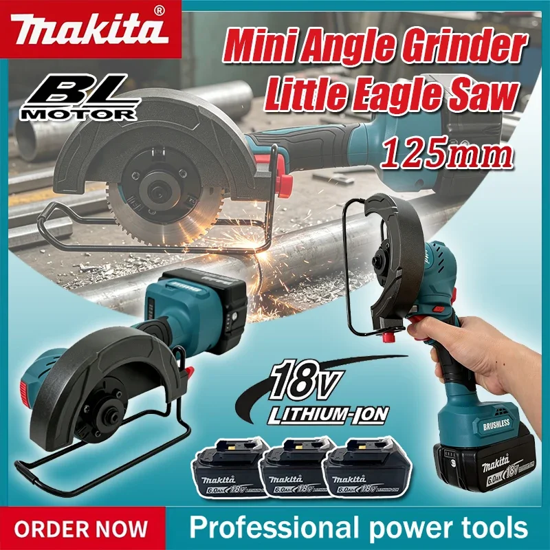 makita-125mm-lithium-battery-brushless-mini-angle-grinder-little-eagle-saw-rotatable-head-mini-electric-circular-saw-cutter