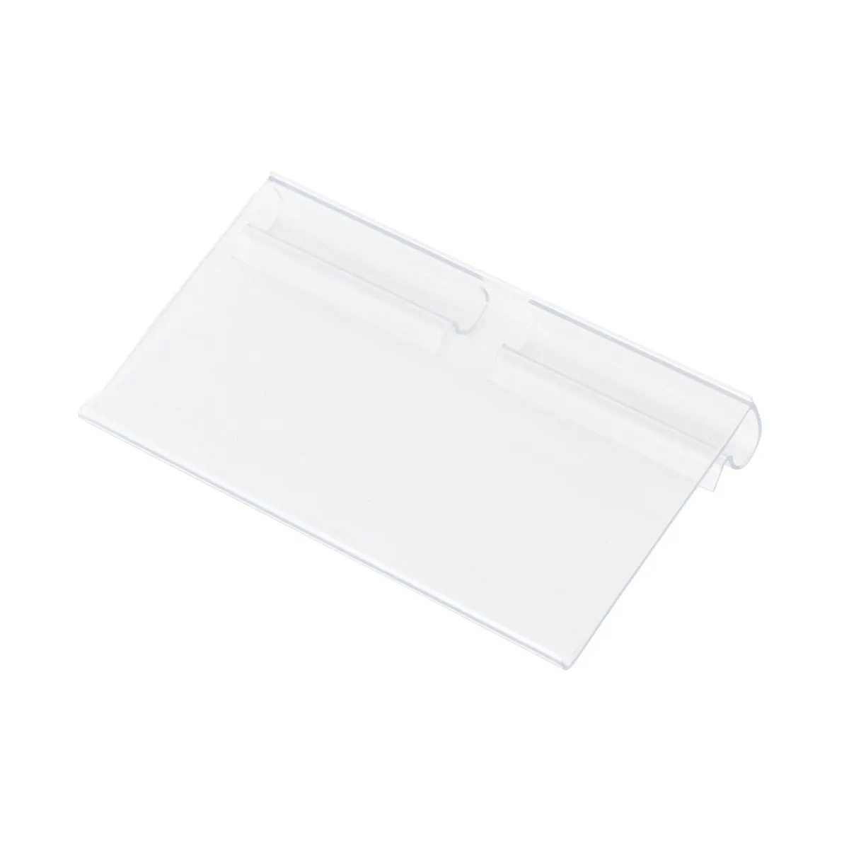 

100Pcs Premium Plastic Price Tags Clear Transparent Easy Clip on Retail Price Label for Supermarket Mall Shop Store Use