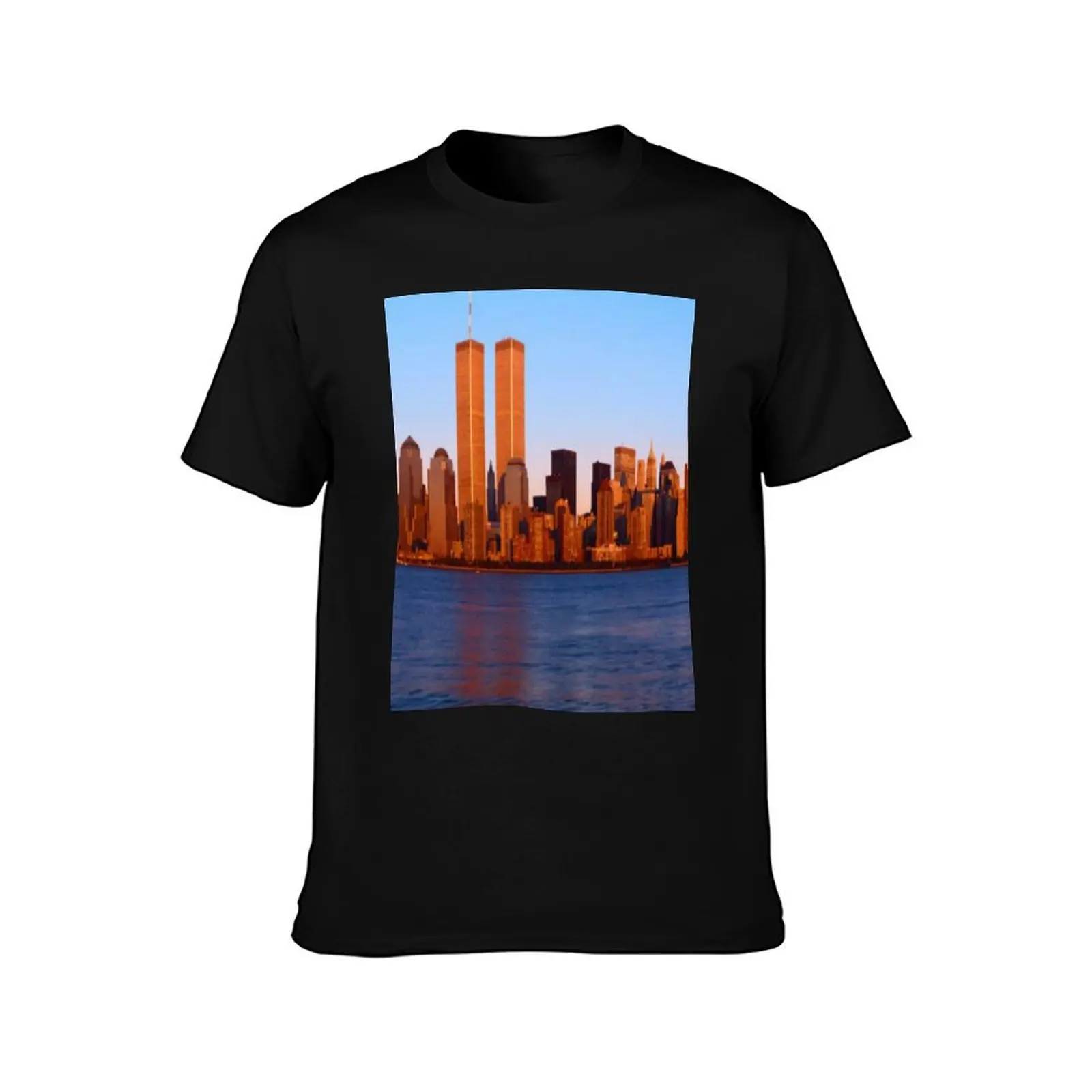 World Trade Center?Tote Bag T-Shirt Summer Casual Cotton Tee Oversized Streetwear Tops Vintage Graphic Print 100% Cotton