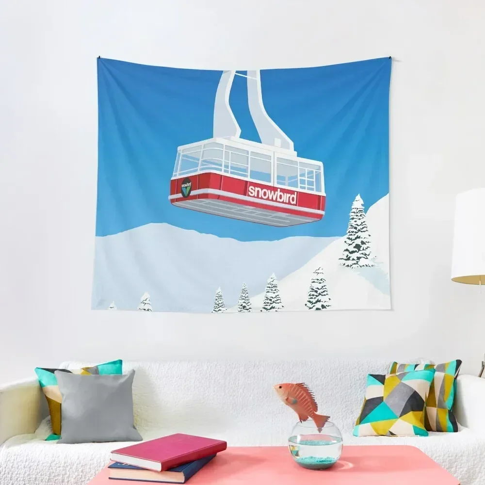 Snowbird Ski Resort Tapestry Luxury Living Room Decoration Home Supplies For Bedroom Funny Tapestry