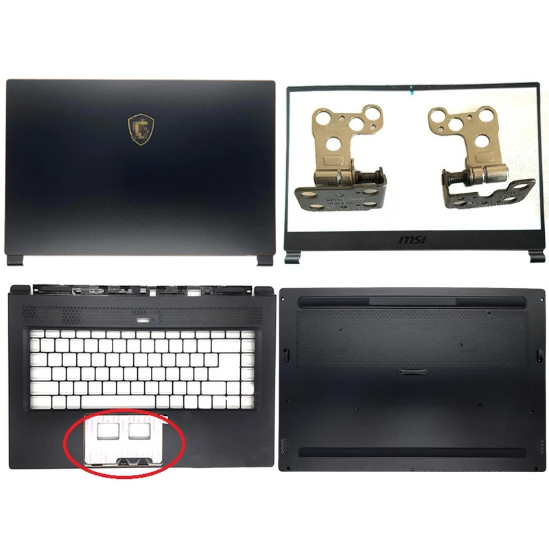 

NEW Top Case For MSI GS65 GS65VR MS-16Q1 MS-16Q2 MS-16Q3 MS-16Q4 Laptop LCD Back Cover/Front Bezel/Hinges/Palmrest/Bottom Case