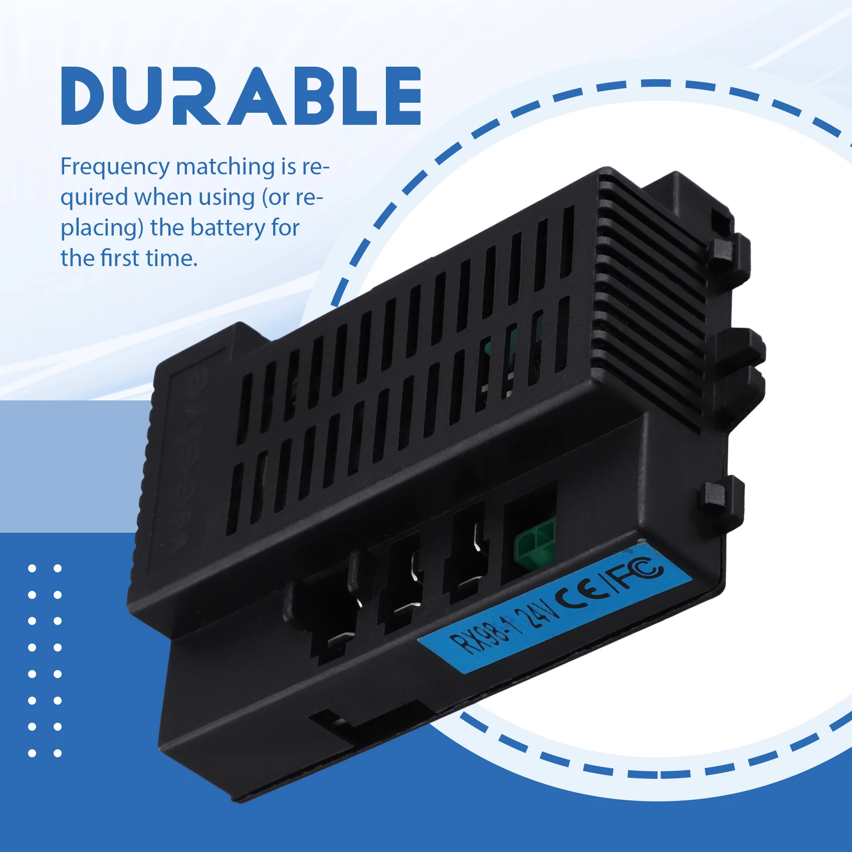 Caja de control de vehículo M09K Receptor RX98 Control remoto Receptor de 24 V Automatización Negocios