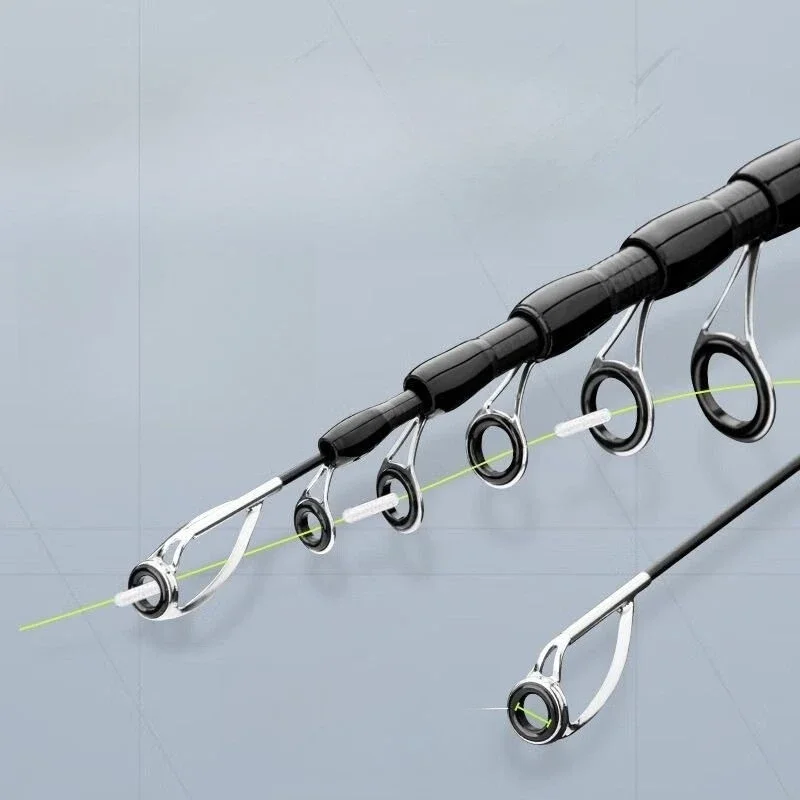 Telescopic Luya rod shrink rod, a complete set of 2023 spinning wheel water drop wheel