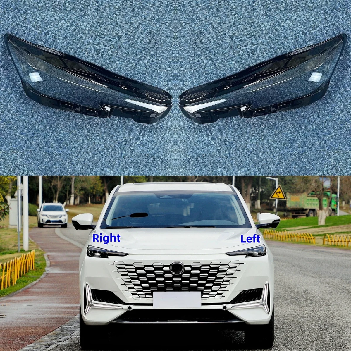 

For Changan Unik UNI-K 2021 2022 2023 2024 Car Lights Shell Headlight Headlamp Lens Covers