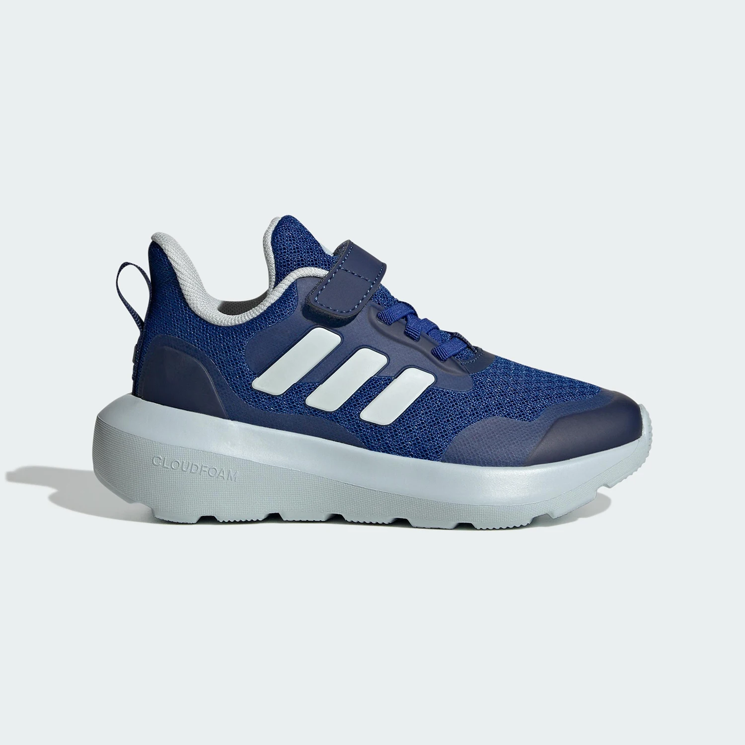 Оригинальные детские повседневные спортивные кроссовки Adidas FORTARUN на липучках JI2189