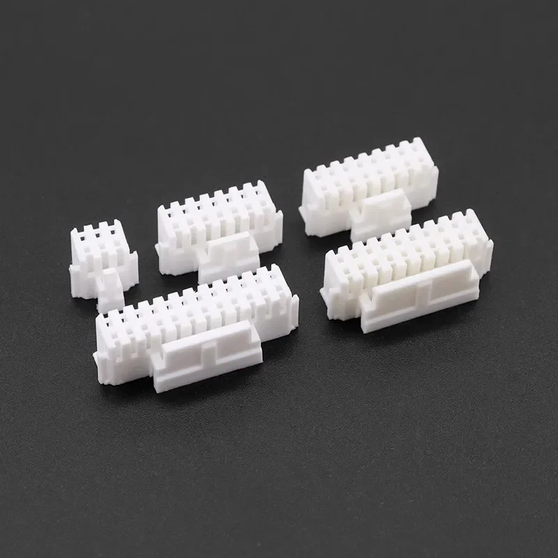 20pcs Phb2.0mm Plastic Plug Double Row 2x2p/3p/4p/5p/6p/7p/8/9/10/15 Pin 2.0mm Plastic 2.0mm Pitch Connector